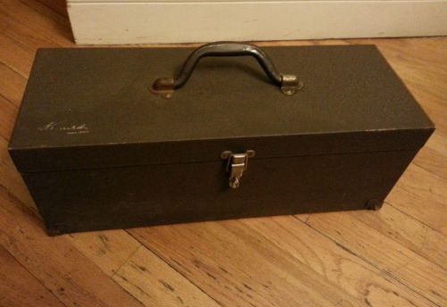 Vintage Kennedy Tool Box, single Flip Open Tray, CS-19
