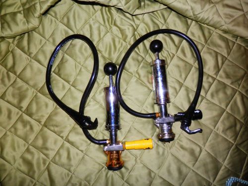 2 Micro Matic D coupler Beer Keg pump taps