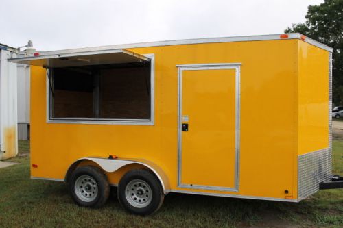 New 7x14 enclosed food vending concession trailer for sale