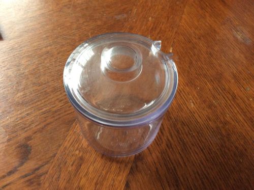 7 Oz. Clear Plastic Condiment Jar With Lid