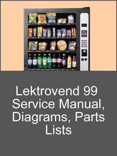 Lektrovend 99 Service Manual, Diagrams and Parts List PDF