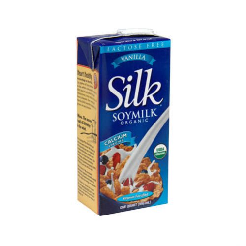 Silk Vanilla Soy Milk 32 oz (946 ml) 12 count