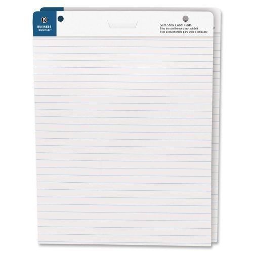 Business source lined self-stick easel pads - 30 sheet - ruled - 25&#034; (bsn38593) for sale