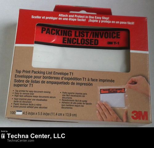 3m t1-100 packing list/invoice enclosed envelope - 4.5&#034; x 5.5&#034; for sale