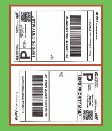 1400 +400 Shipping Labels for Paypal USPS Click N Ship