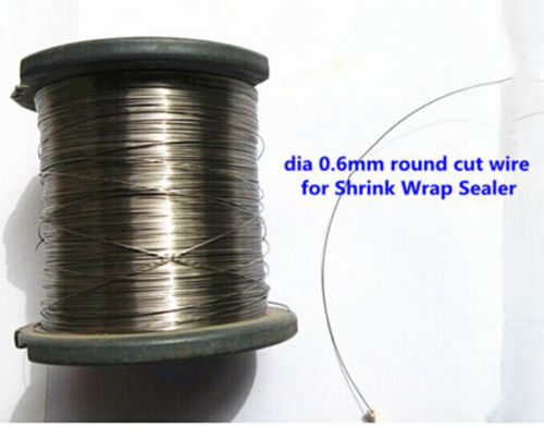 New 2M dia 0.6mm round cut wire Element Kit for Shrink Wrap Sealer+10pcs eyelets