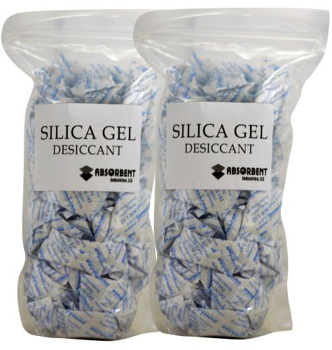 5 gram X 300 PK Silica Gel Desiccant Moisture Absorber -FDA Compliant Food Safe