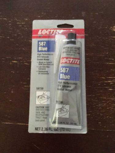 Loctite 587 Blue; High Performance RTV Silicone Gasket Maker, 1 Tube (70mL) NEW