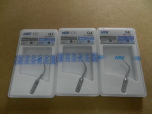 New Dental NSK G1 G4 G6 Scaling Tips for Varios Ultrasonic Scaler Satelec Japan