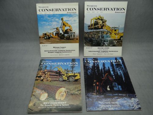 4 Western Conservation Journals Magazines1970-81 Logging Timber Forestry