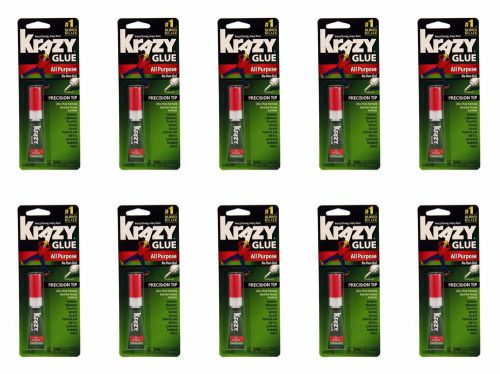New Krazy Glue KG86648R Instant All-Purpose Formula Gel, 2 gm Size-10 Pack