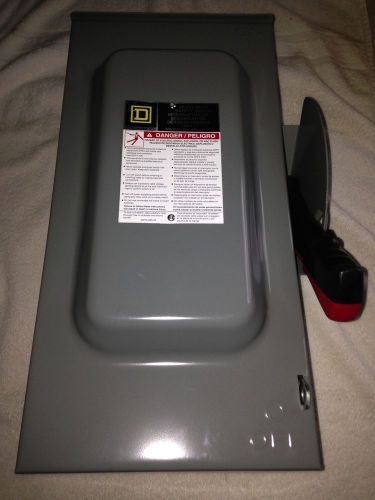 Square d h362rb safety switch fusible 60a 600 vac 3 phase nema 3r new in the box for sale