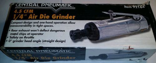 Central pneumatic 1/4&#034; air die grinder (92144) for sale