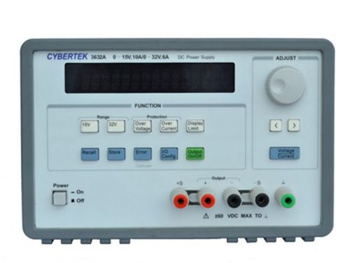 Linear Programmable DC Power Supply Single Output 0-15V/10A 0-32V/6A RS232 3632A