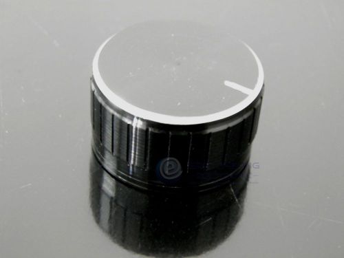 2pcs 30x17mm Black Knob Cap Aluminum Alloy Potentiometer Knobs Cap New