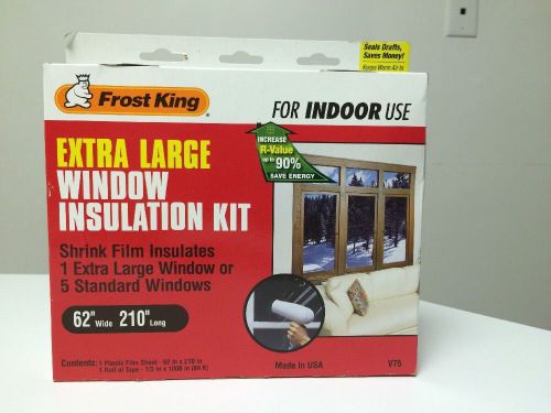Frost King XL Shrink Film Window Kit Indoor Insulate V75