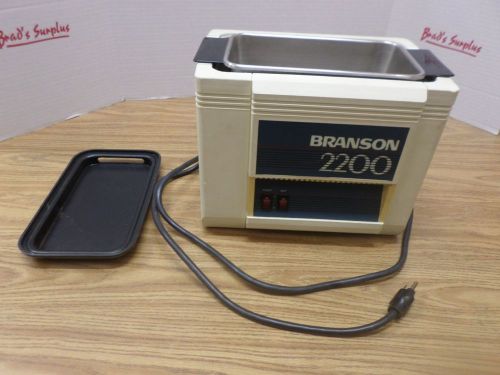 Bransonic Ultrasonic Cleaner 50/60Hz 117v 1.5A B-2200R-2