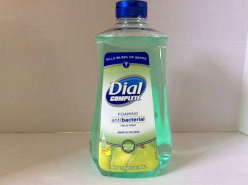 NEW Dial Complete Fresh Pear  Antibacterial Foaming Hand Soap  40 Ounce Refill -
