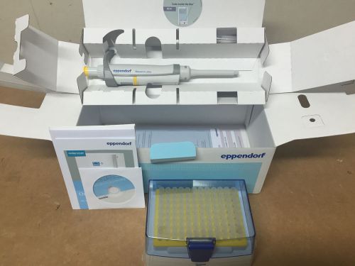 Eppendorf research plus single channel adjustable pipette 20-200ul, new in box for sale