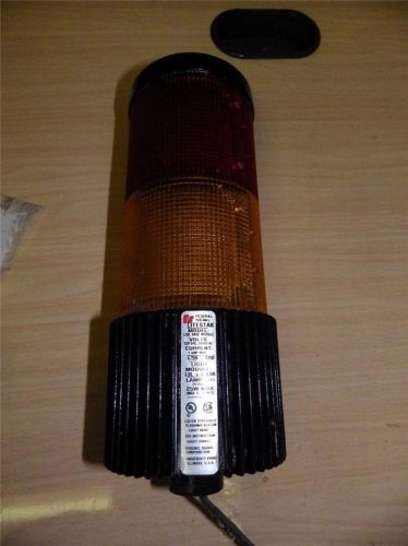 Federal Signal Litestak Model LSB LSL Mulit Color Light Signal Beacon 12&#034; x4&#034;