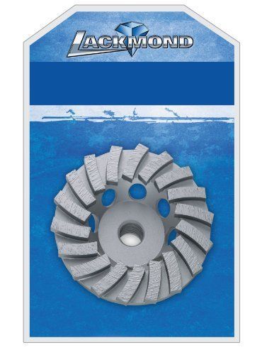 Lackmond SPPSTC4N18 4-Inch Segmented Turbo Cup Wheel with 18 Segments and 5/8-11