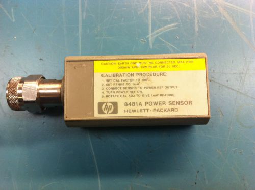 HP 8481A Power Sensor
