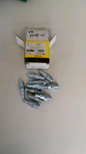 22X AMFLO CP21 Male 1/4&#034; NPT Pneumatic Air Coupler Industrial Quick Fitting