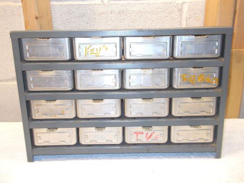 Kaytee products 16 aluminum drawer metal parts bin~12 1/2&#034; x 6&#034; x 8&#034; for sale