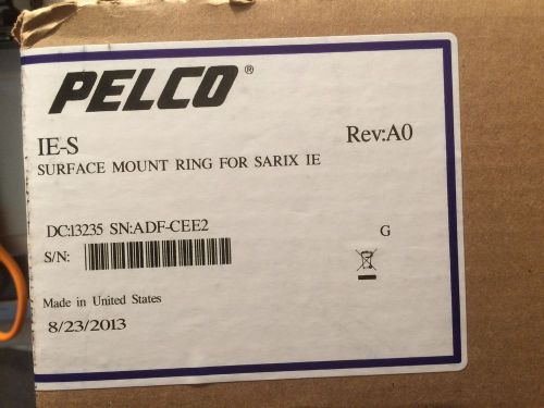 Pelco / Schneider IE-S SURFACE MOUNT RING FOR  Sarix IE - &#034;NEW&#034;