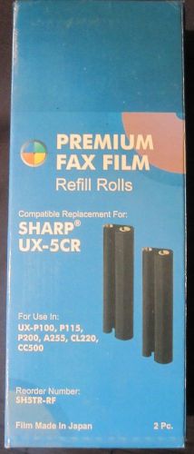 premuim fax film refill 2 rolls SHARP UX-5CR use UX-P100, P115, P200, A255 CL220