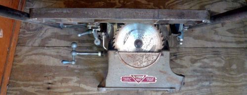 Antique Vintage Rockwell Delta 10&#034; Table Saw 1160 Great Operating Condition USA