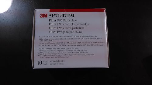 3M 5P71 P95 filter for 5000 and 6000 cartridge respirators 10 pack NEW IN BOX