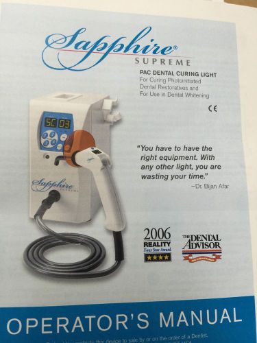 Sapphire Curing Light