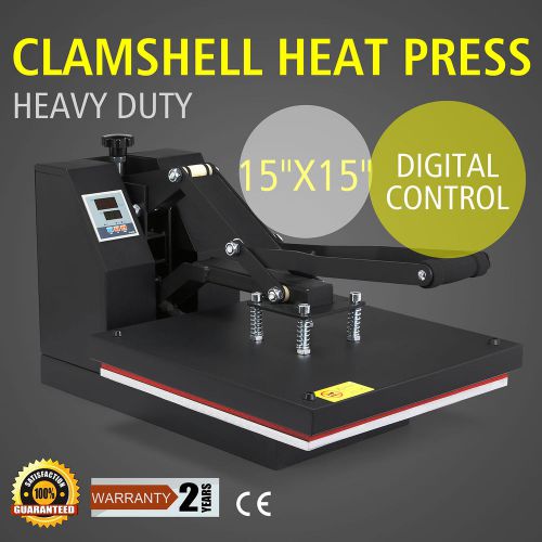 15&#034;x15&#034; heat press transfer 38x38 clamshell print machine heavy-duty high grade for sale