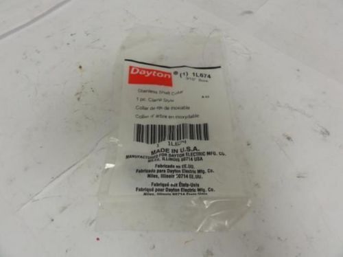 85567 New In Box, Dayton 1L674 Stainless Steel Shaft Collar 3/16 In