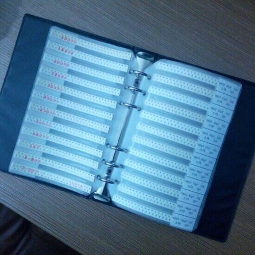 Lots of 155 Values 0603 + 0805 + 1206 SMD Capacitor Sample Book
