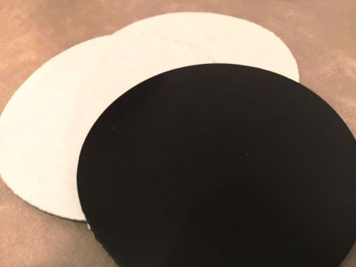 Epdm rubber disc 1/16&#034; thick - 4.5&#034; diameter w psa for sale