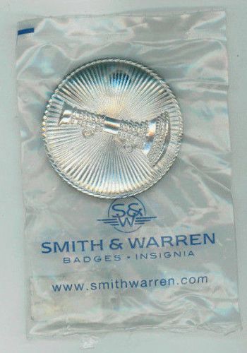 Smith &amp; Warren Badges: Center 1 Bugle (Lieutenant) Badge Insignia C109 1.62&#034;