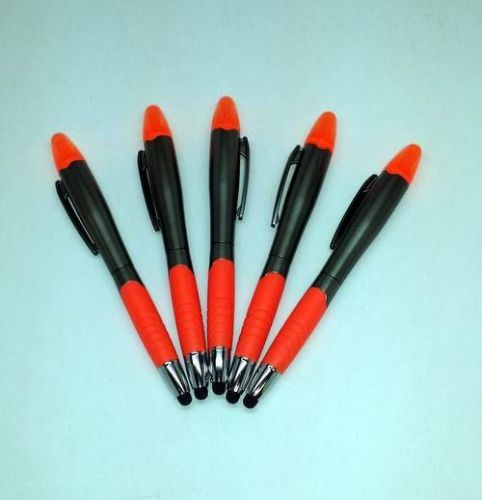 Lot of 72 NEW 3 in 1 Orange Highlighter Ballpoint Pen with Stylus FREE SHIPPING