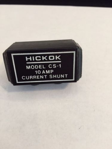 CS-1 Vintage Hickok CS1 Current Shunt 10A for Voltmeter Multimeter VOM VTVM NOS