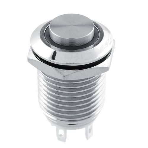 High Quality Push Button 12mm Red LED Momentary Resetable High FLush Car