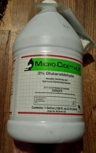 High Level  Disinfectant Solution 3% Glutaraldehyde 1 Gallon Reusable Sterilizin