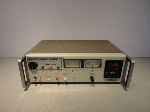Rod-l m500bvs5 hipot tester powers up sounds alarm as is for sale