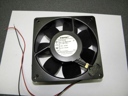 PAPST 5114N DC axial compact fan / 24VDC , 395ma , 9.5W