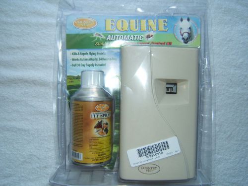 Country Vet 6.9 oz Max Strength Mosquito Fly Spray Equine Kit Dispenser Barn
