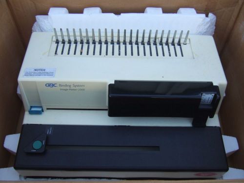 GBC BINDING SYSTEM  IMAGE MAKER 2000 HIGH QUALITY USA BOOKLETMAKER  / LOOK