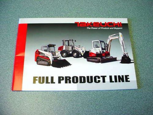 Takeuchi Full Line Brochure
