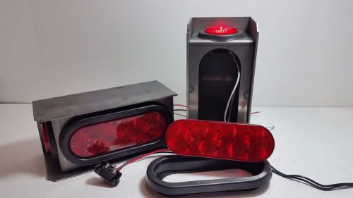 Trailer or truck light boxes..complete kit lights and box all in one combo for sale
