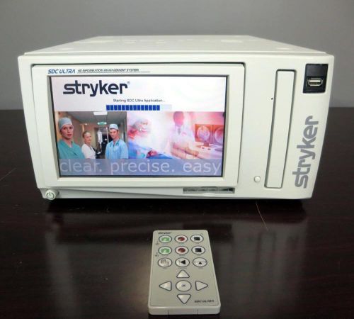 Stryker Endoscopy SDC Ultra Capture Device 240-050-988 w/ SW 7.0G Remote