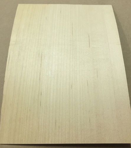 Maple wood veneer 6&#034; x 8&#034; with phenolic backer&#034;A&#034; grade quality 1/20th&#034; thick